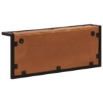 Porte-manteau mural avec 6 crochets bois massif d'acacia – Image 4