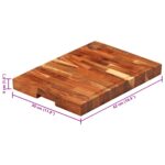Planche à découper 42x30x4 cm bois d'acacia massif – Image 12