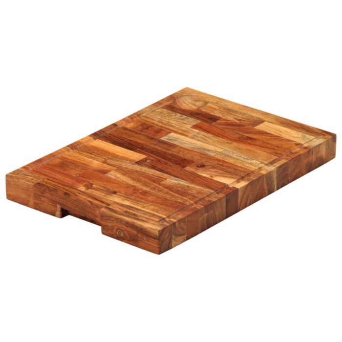 Planche à découper 42x30x4 cm bois d'acacia massif – Image 2