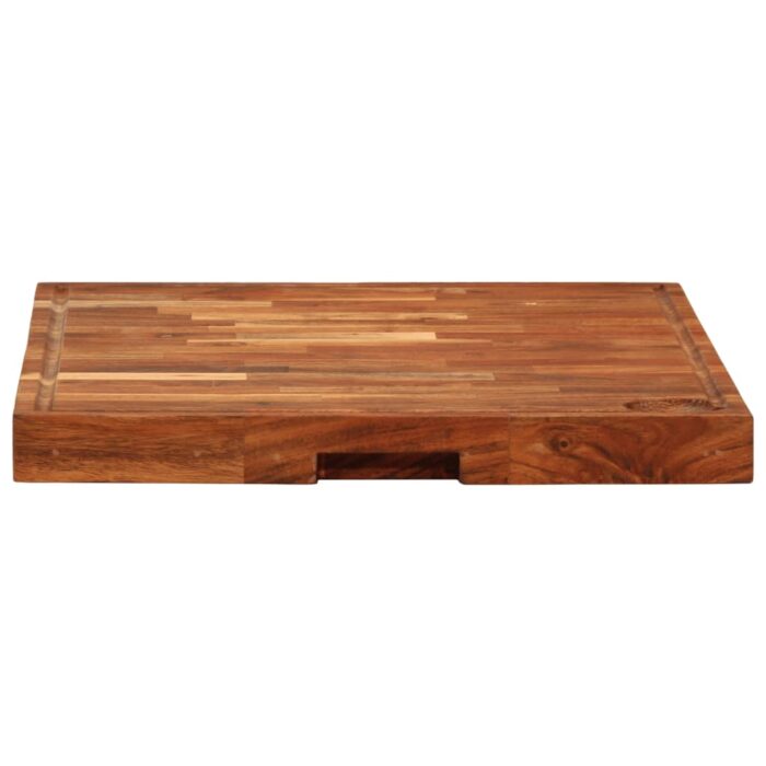 Planche à découper 42x30x4 cm bois d'acacia massif – Image 4