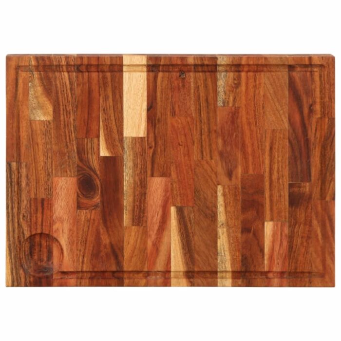 Planche à découper 42x30x4 cm bois d'acacia massif – Image 6