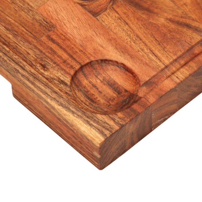 Planche à découper 42x30x4 cm bois d'acacia massif – Image 7
