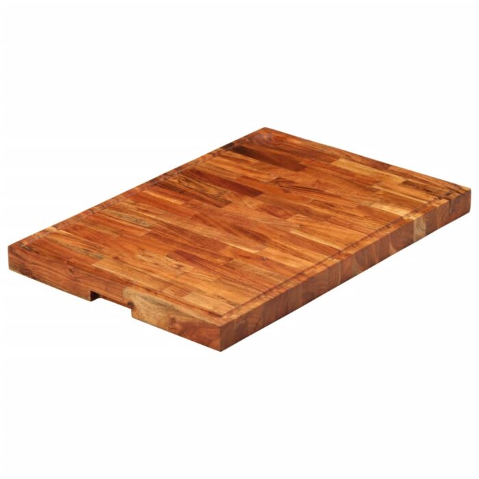 Planche à découper 60x42x4 cm bois d'acacia massif – Image 2