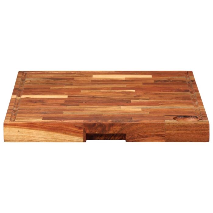 Planche à découper 60x42x4 cm bois d'acacia massif – Image 4