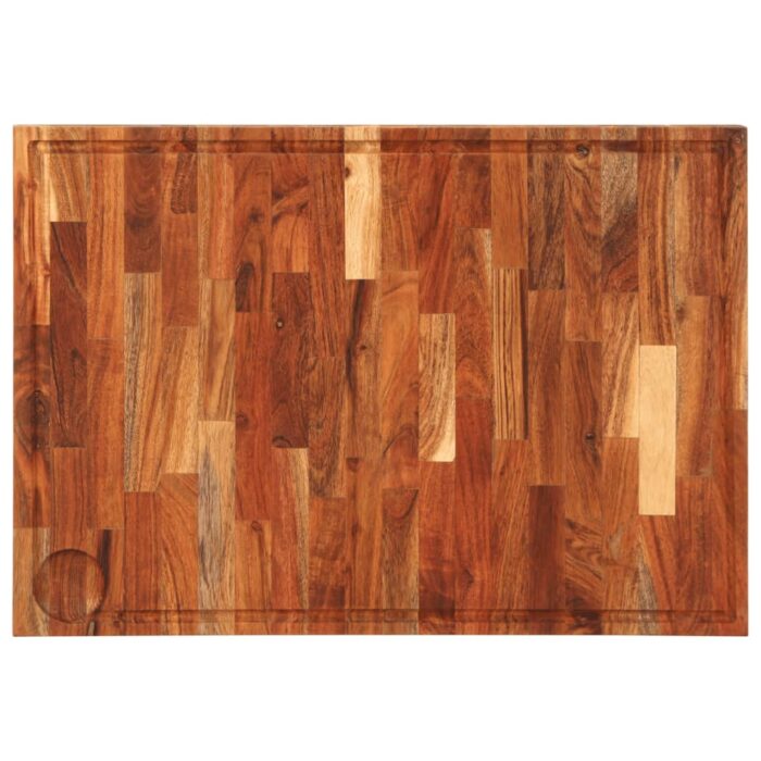 Planche à découper 60x42x4 cm bois d'acacia massif – Image 6