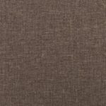 Canapé-lit à 2 places avec deux oreillers taupe tissu – Image 7