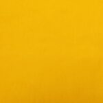 Canapé-lit 2 places jaune velours – Image 8