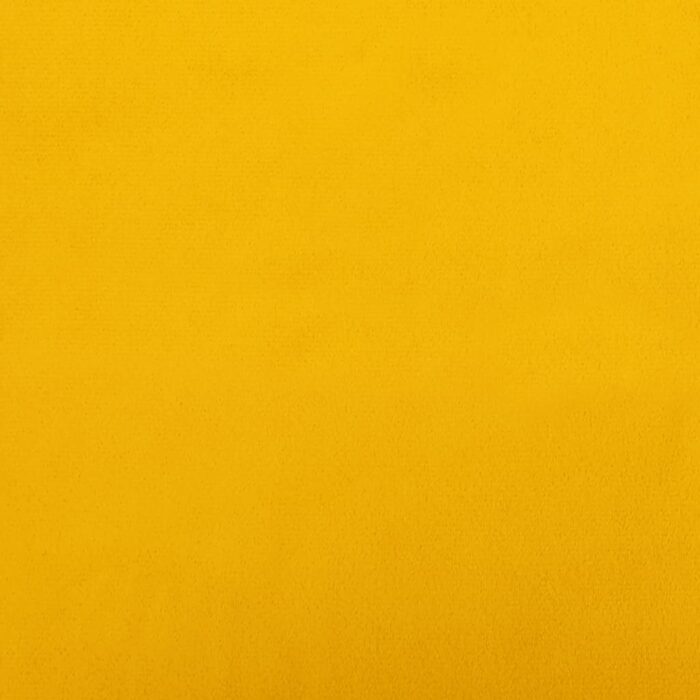 Canapé-lit 2 places jaune velours – Image 8