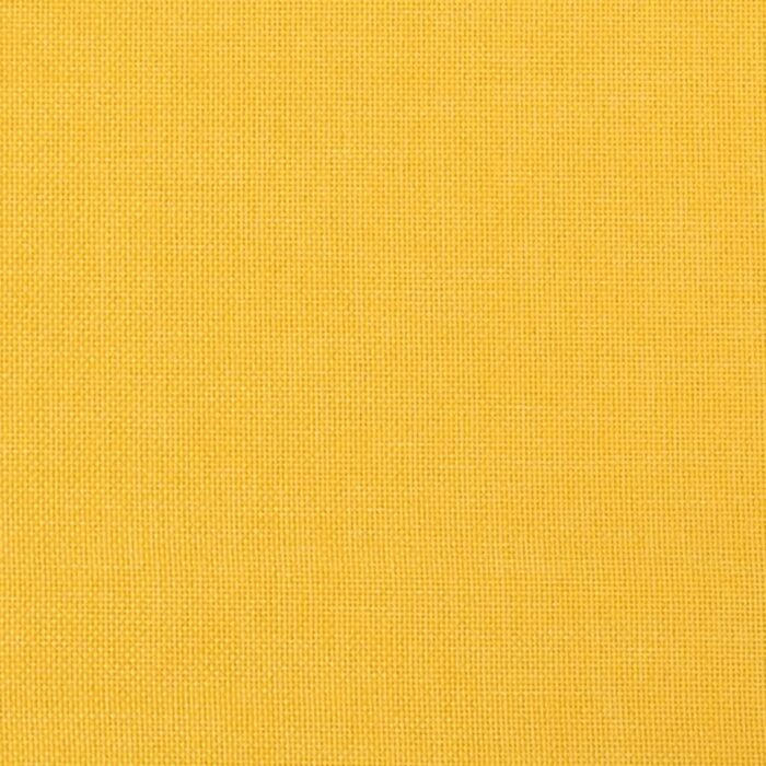 Canapé-lit à 2 places avec deux oreillers jaune tissu – Image 8