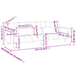 Canapé-lit à 2 places avec deux oreillers Gris clair Velours – Image 9