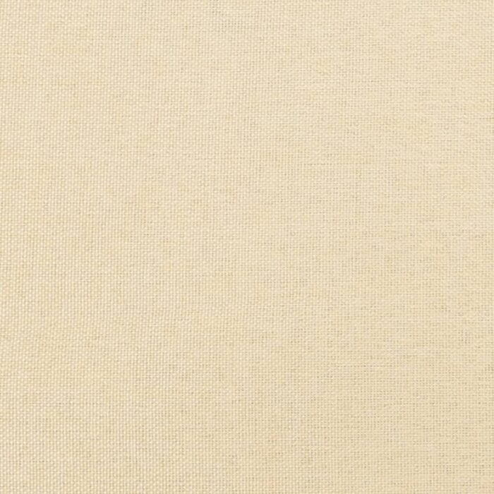 Canapé-lit à 2 places crème tissu – Image 8