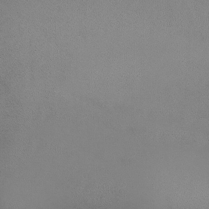 Canapé-lit à 2 places avec deux oreillers Gris clair Velours – Image 8