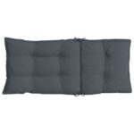 Coussins de chaise à dossier haut lot de 6 anthracite – Image 4