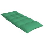 Coussins de chaise à dossier haut lot de 2 vert tissu oxford – Image 3