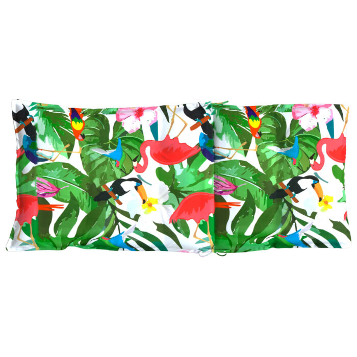 Coussins de chaise à dossier haut lot de 4 multicolore – Image 4