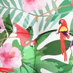 Coussins de chaise à dossier haut lot de 4 multicolore – Image 5