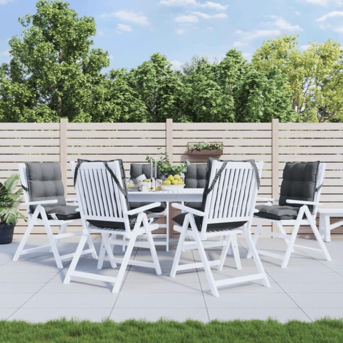 VXL8721012386990_m_en_hd_1.jpg Coussins de chaise à dossier bas lot de 6 anthracite – Image 1