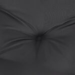 Coussins de chaise à dossier bas lot de 2 noir tissu oxford – Image 5