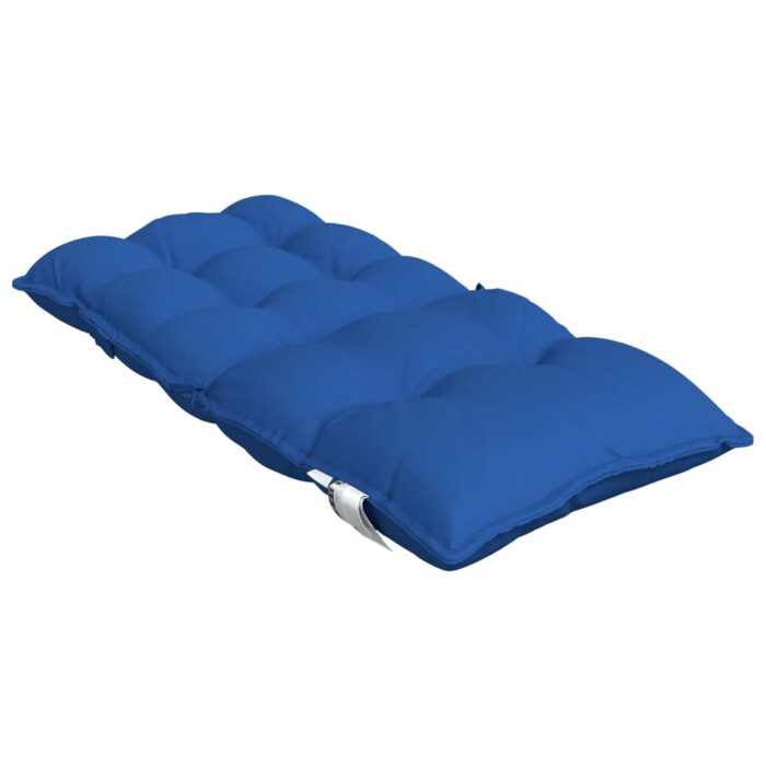 Coussins de chaise à dossier bas lot de 6 bleu royal – Image 3