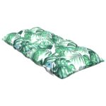 Coussins de chaise à dossier bas lot de 4 modèle de feuille – Image 3