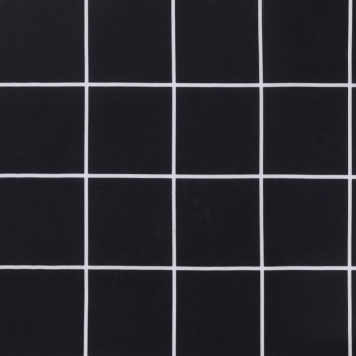 Coussins de chaise à dossier bas lot de 2 motif à carreaux noir – Image 6