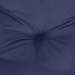 Coussins de palette lot de 2 bleu marine tissu – Image 5