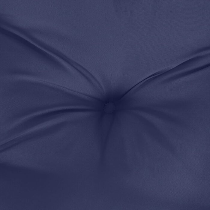 Coussins de palette lot de 2 bleu marine tissu – Image 5