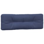 Coussins de palette lot de 2 bleu marine tissu – Image 2