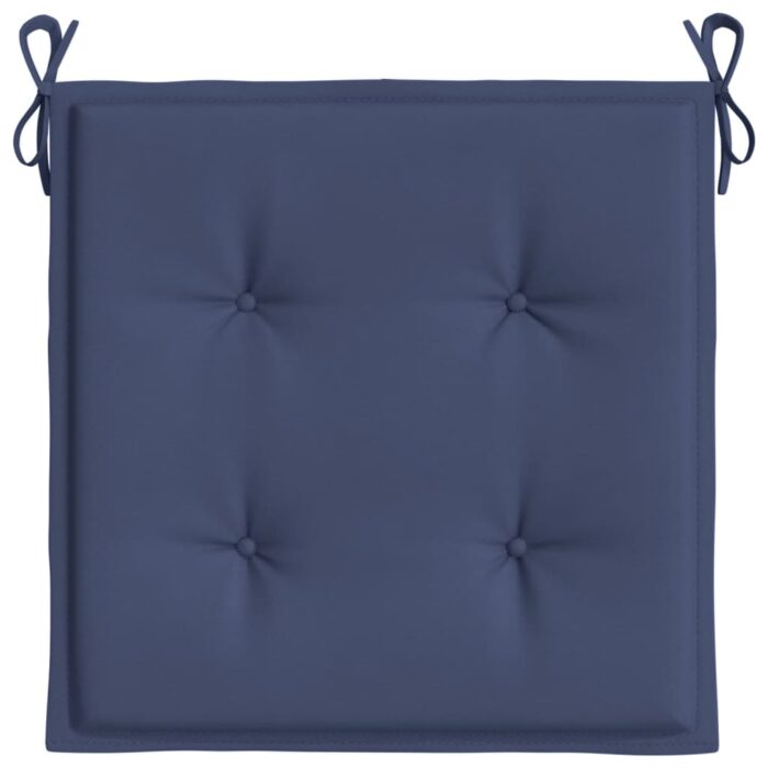 Coussins de palette lot de 2 bleu marine 40x40x4 cm – Image 3