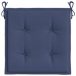 Coussins de palette lot de 4 bleu marine 40x40x4cm tissu oxford – Image 3