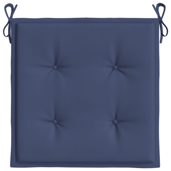 Coussins de palette lot de 6 bleu marine 40x40x4cm tissu oxford – Image 3