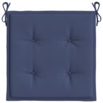 Coussins de palette lot de 4 bleu marine 50x50x4cm tissu oxford – Image 3