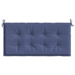 Coussin de banc de jardin bleu marine 100x50x4 cm tissu oxford – Image 2