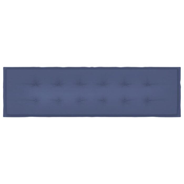 Coussin de banc de jardin bleu marine 180x50x4 cm tissu oxford – Image 2