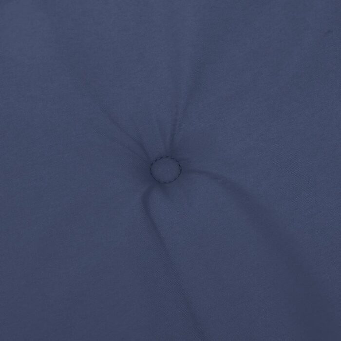 Coussins de chaise à dossier haut lot de 6 bleu marine tissu – Image 5