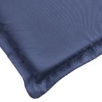 Coussin de chaise longue bleu marine tissu oxford – Image 4