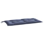 Coussin de banc de jardin bleu marine 100x50x7 cm tissu oxford – Image 2
