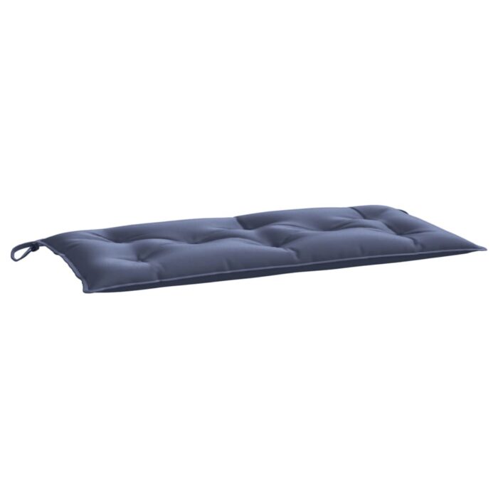 Coussin de banc de jardin bleu marine 100x50x7 cm tissu oxford – Image 2