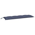 Coussin de banc de jardin bleu marine 150x50x7 cm tissu oxford – Image 2