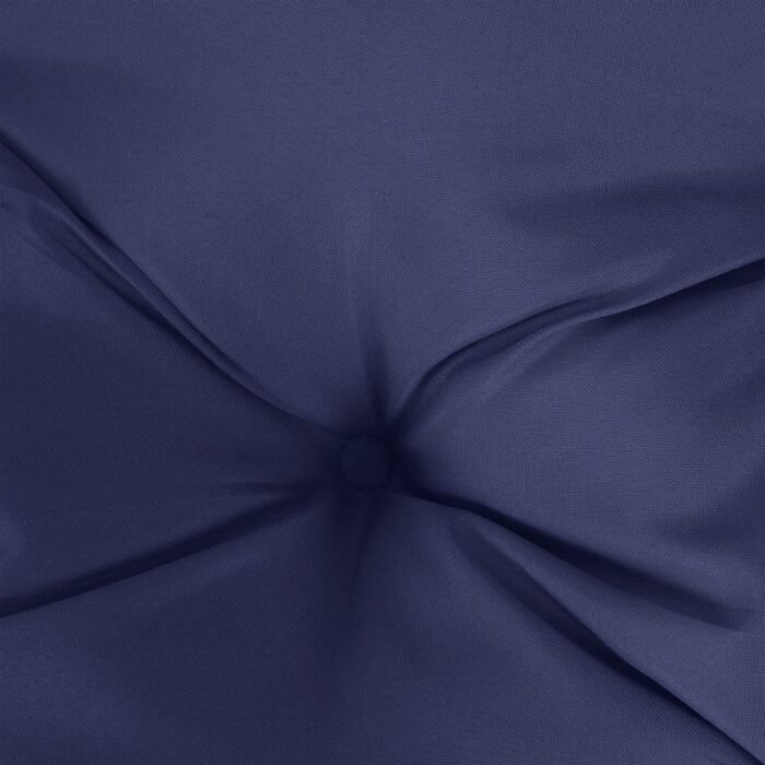 Coussins de banc de jardin lot de 2 bleu marine 120x50x7 cm – Image 4