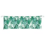Coussins de banc de jardin lot de 2 motif de feuilles – Image 3