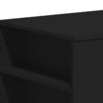 Table basse noir 102x55x42 cm bois d'ingénierie – Image 5