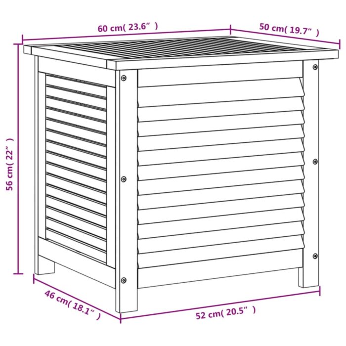 VXL8721012399204_g_en_hd_8.jpg Boîte de rangement de jardin persiennes 60x50x56cm bois acacia – Image 8