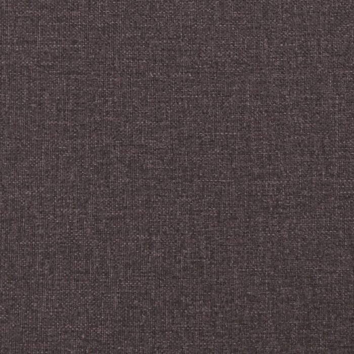 Fauteuil marron foncé tissu – Image 6