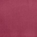 Canapé avec coussins 3 places rouge bordeaux velours – Image 6