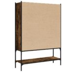 Bibliothèque chêne fumé 102x30x141,5 cm bois d'ingénierie – Image 5