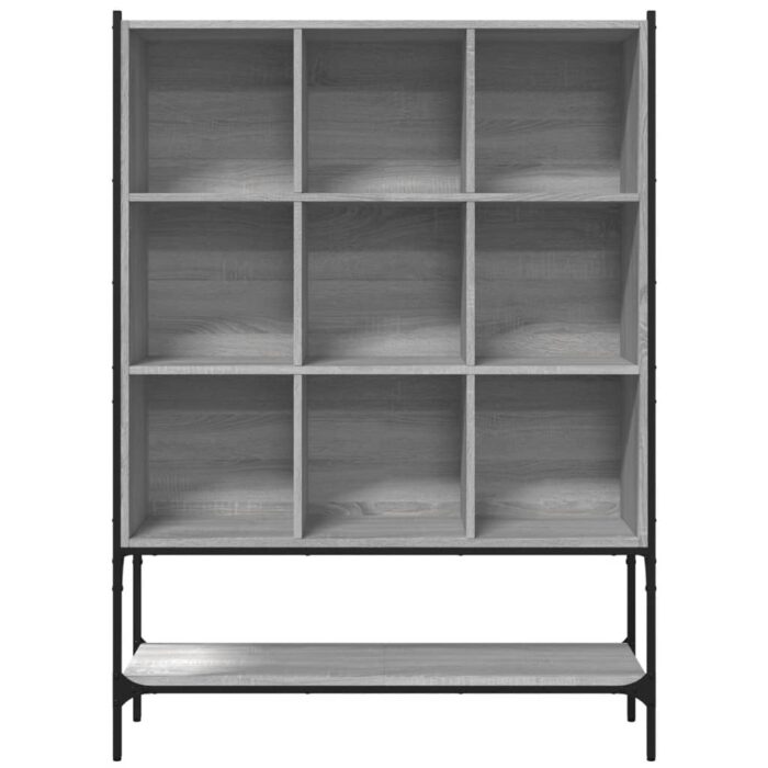 Bibliothèque sonoma gris 102x30x141,5 cm bois d'ingénierie – Image 3