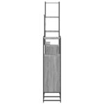 Ensemble d'armoires de salle de bain 4 pcs sonoma gris – Image 5