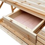 Banc de rempotage avec treillis bois massif de sapin – Image 6