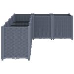 Jardinière bleu gris 160x120x53 cm PP – Image 2